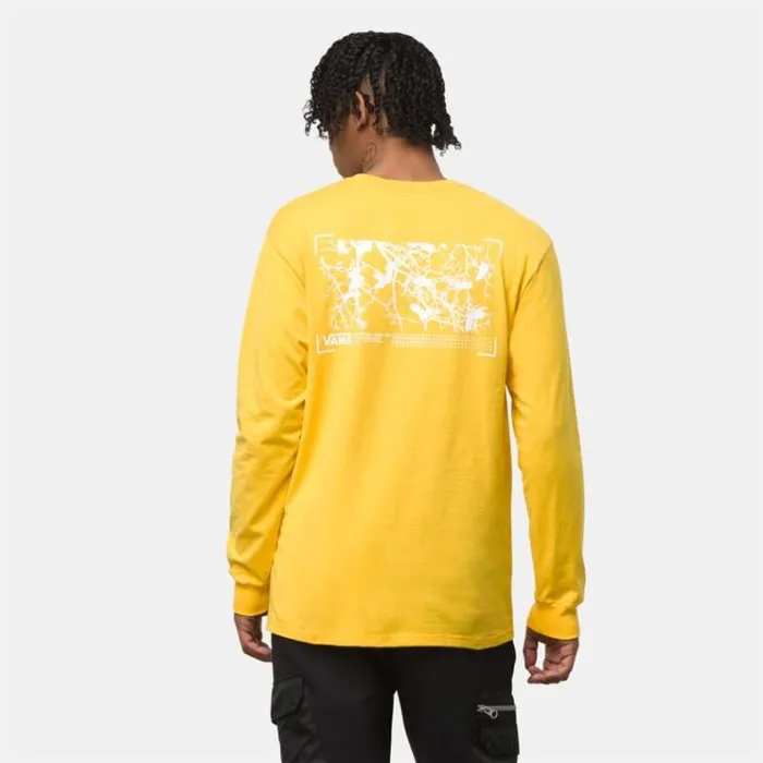Vans 66 Supply Long Sleeve TShirt Lemon Chrome Mens TShirts and Tanks Vans 66 Supply Long Sleeve TShirt Lemon Chrome Mens TShirts and Tanks