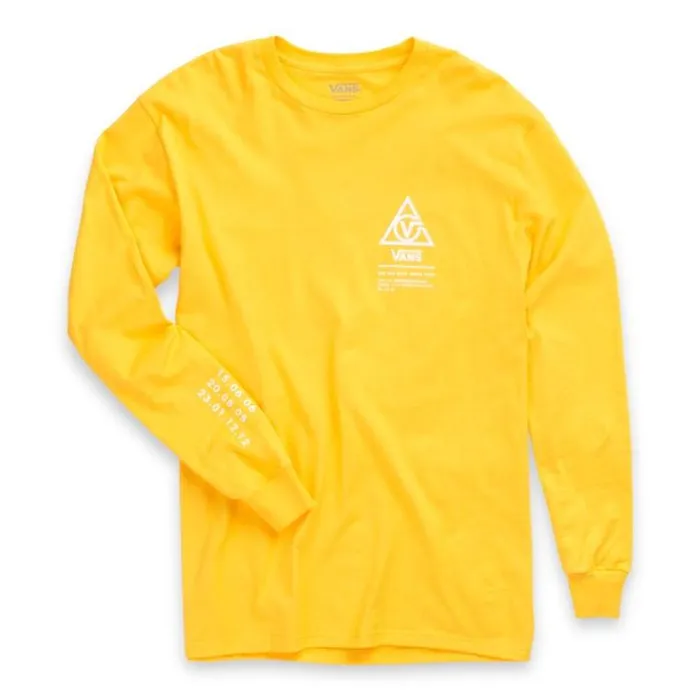Vans 66 Supply Long Sleeve TShirt Lemon Chrome Mens TShirts and Tanks Vans 66 Supply Long Sleeve TShirt Lemon Chrome Mens TShirts and Tanks