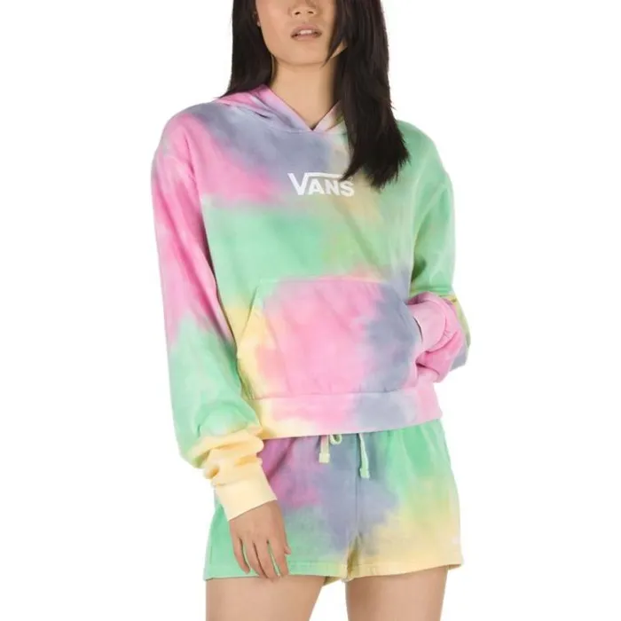Vans Aura Crop Hoodie Aura Wash Womens Hoodies and Jackets