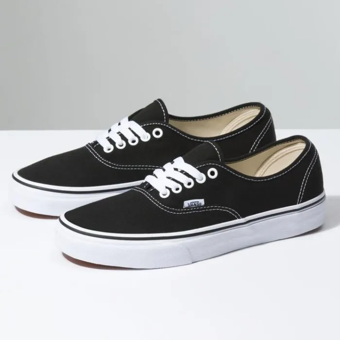 Vans Authentic Black Mens Classics Shoes