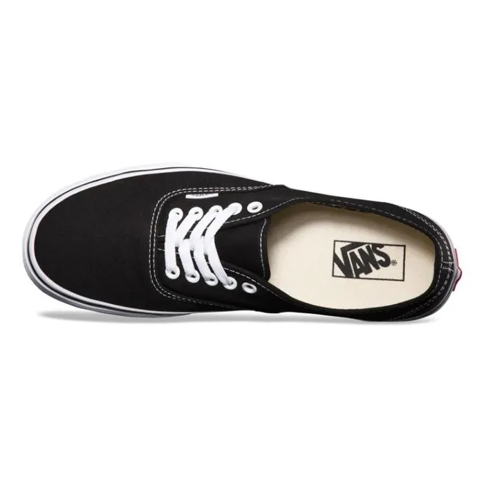 Vans Authentic Black Mens Classics Shoes Vans Authentic Black Mens Classics Shoes