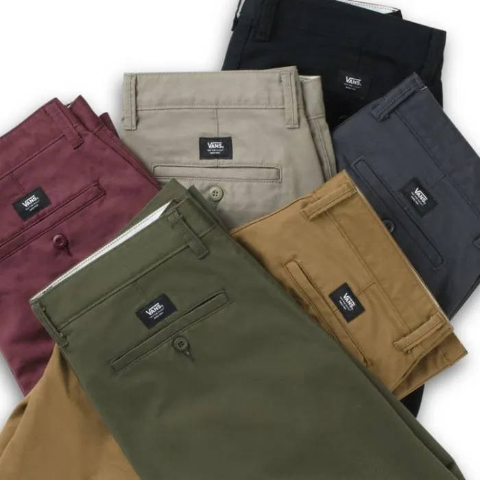 Vans Authentic Chino Stretch Pant Grape Leaf Mens Pants and Denim Vans Authentic Chino Stretch Pant Grape Leaf Mens Pants and Denim