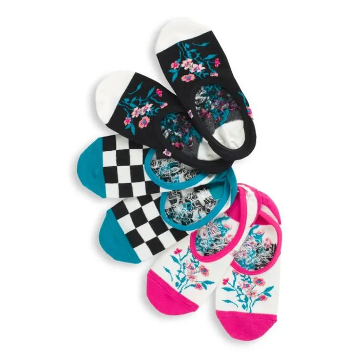 Vans Beauty Floral Canoodle 3 Pack Multi Womens Socks