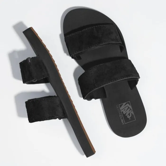 Vans Cayucas Slide Black Womens Sandals Vans Cayucas Slide Black Womens Sandals