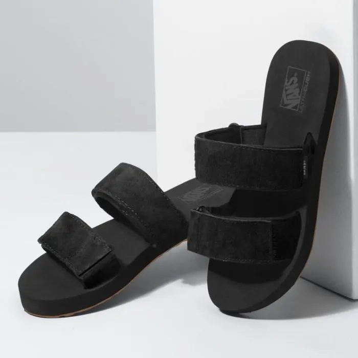 Vans Cayucas Slide Black Womens Sandals Vans Cayucas Slide Black Womens Sandals