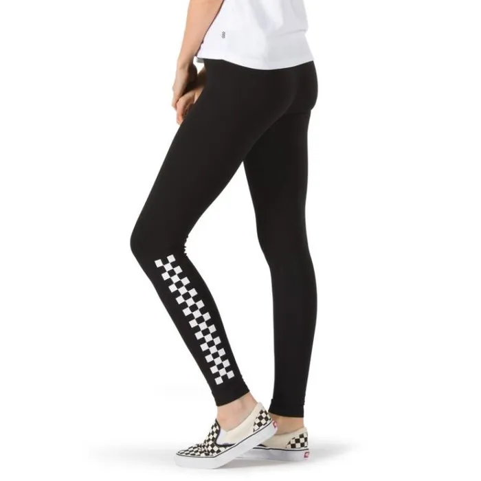 Vans Chalkboard Legging BlackWhite Womens Pants and Leggings