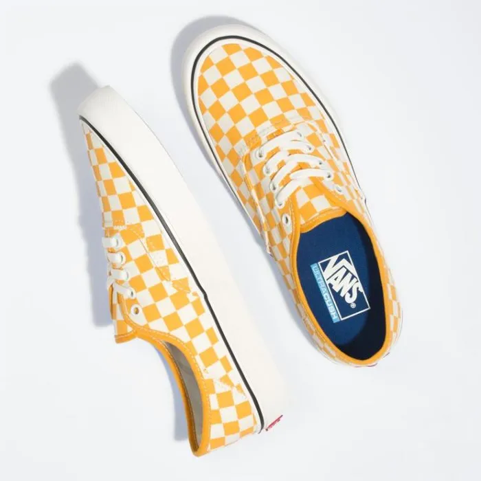 Vans Checkerboard Authentic SF Cadmium YellowMarshmallow MensWomens Surf Vibes Vans Checkerboard Authentic SF Cadmium YellowMarshmallow MensWomens Surf Vibes