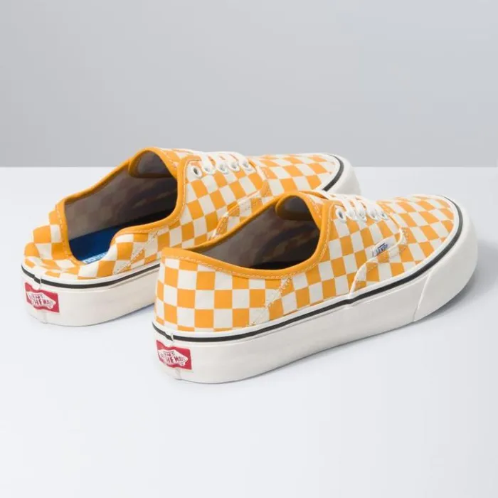Vans Checkerboard Authentic SF Cadmium YellowMarshmallow MensWomens Surf Vibes Vans Checkerboard Authentic SF Cadmium YellowMarshmallow MensWomens Surf Vibes
