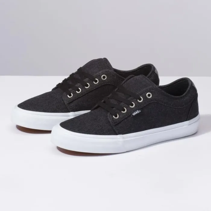 Vans Denim Chukka Low BlackPewterWhite Mens Pro Skate