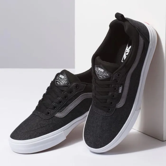 Vans Denim Kyle Walker Pro BlackPewter Mens Pro Skate Vans Denim Kyle Walker Pro BlackPewter Mens Pro Skate