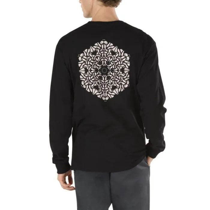 Vans Dennis Enarson Long Sleeve TShirt Black Mens TShirts and Tanks