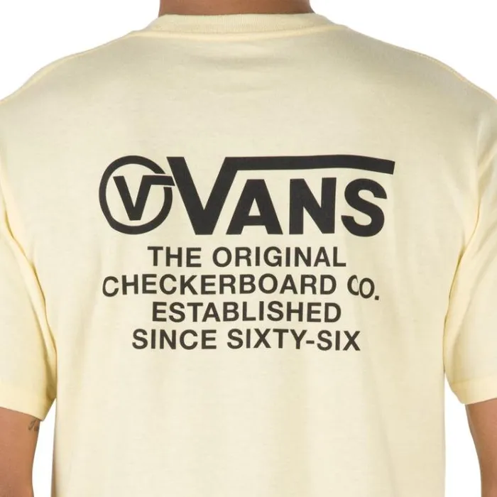 Vans Distortion Type TShirt Double Cream Mens TShirts and Tanks Vans Distortion Type TShirt Double Cream Mens TShirts and Tanks