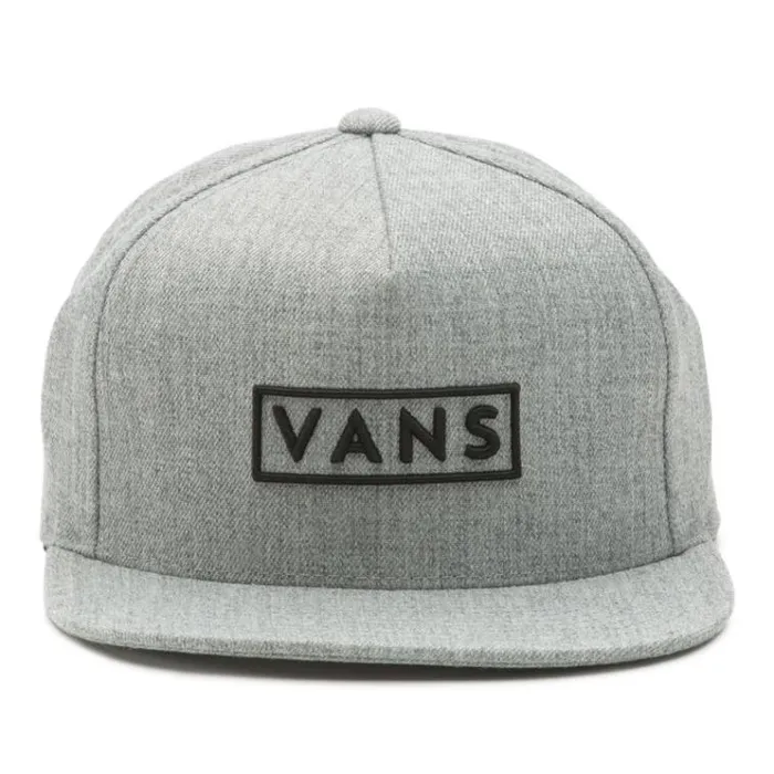 Vans Easy Box Snapback Hat Heather Grey Mens Hats and Beanies