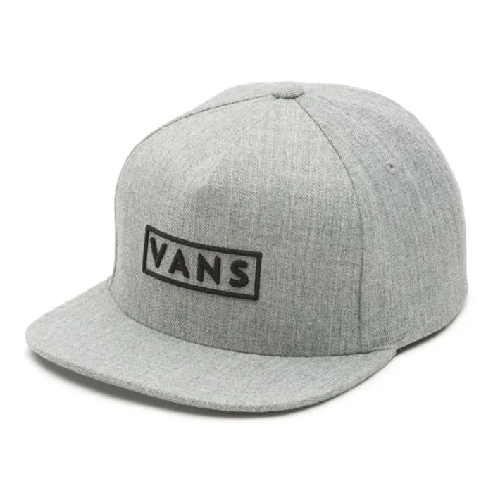 Vans Easy Box Snapback Hat Heather Grey Mens Hats and Beanies Vans Easy Box Snapback Hat Heather Grey Mens Hats and Beanies