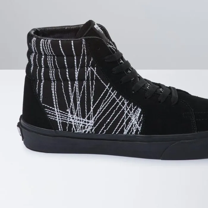 Vans Frenzy Sk8Hi BlackTrue White MensWomens Classics Shoes Vans Frenzy Sk8Hi BlackTrue White MensWomens Classics Shoes