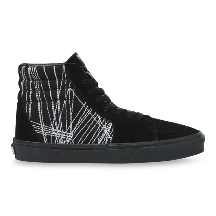 Vans Frenzy Sk8Hi BlackTrue White MensWomens Classics Shoes Vans Frenzy Sk8Hi BlackTrue White MensWomens Classics Shoes