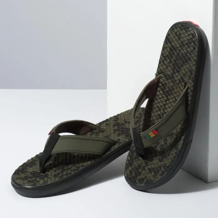 Vans Mens Rasta La Costa Lite Grape LeafBlack Mens Sandals Vans Mens Rasta La Costa Lite Grape LeafBlack Mens Sandals