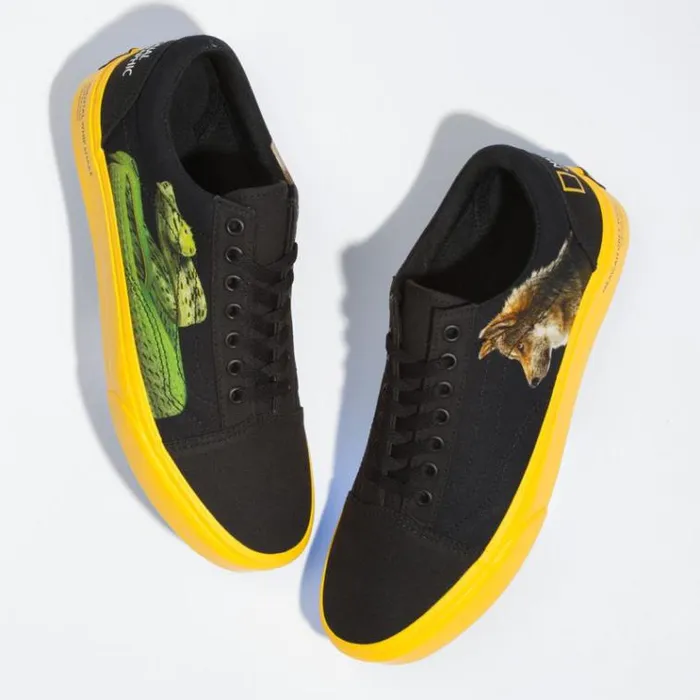 Vans National Geographic Photo Ark Old Skool Photo Ark MensWomens Classics Shoes