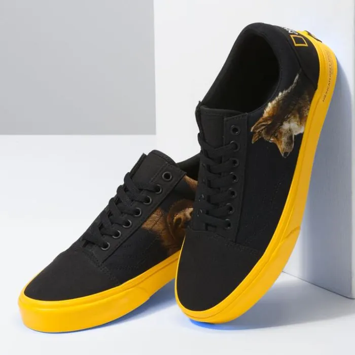 Vans National Geographic Photo Ark Old Skool Photo Ark MensWomens Classics Shoes
