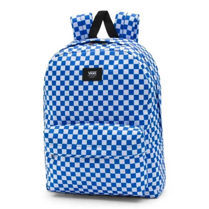 Vans Old Skool Backpack Victoria Blue Check MensWomens Backpacks and Bags