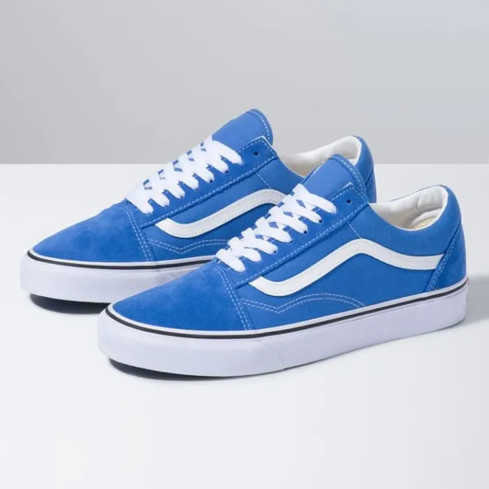 Vans Old Skool Nebulas BlueTrue White MensWomens Classics Shoes