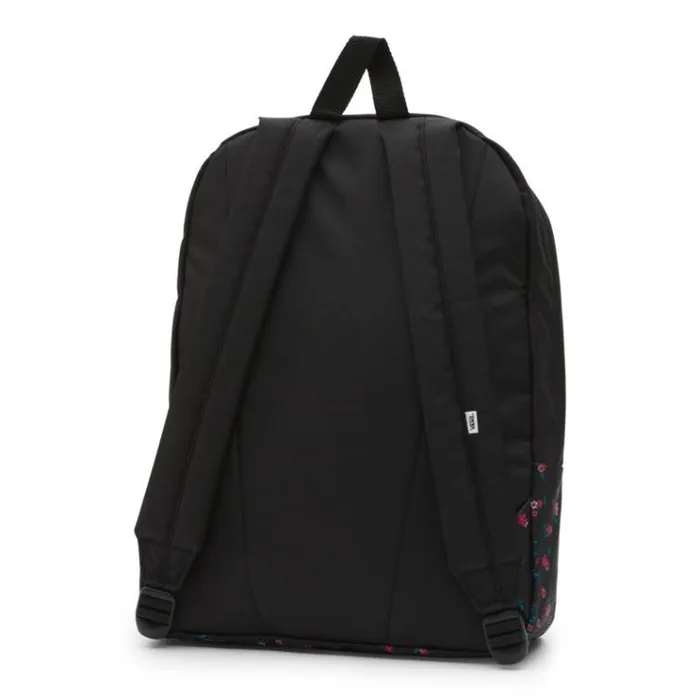 Vans Realm Printed Backpack Beauty Floral Black MensWomens Backpacks and Bags Vans Realm Printed Backpack Beauty Floral Black MensWomens Backpacks and Bags