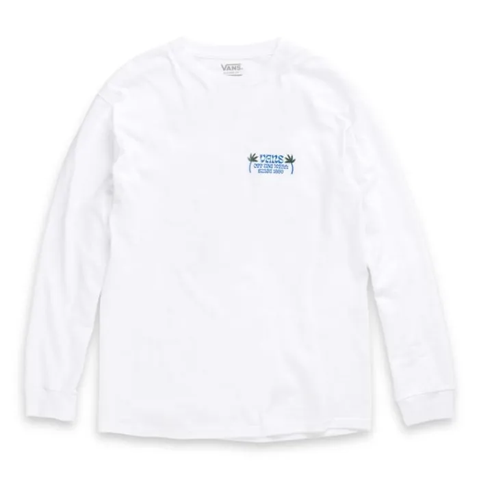 Vans Rise N Shine Long Sleeve TShirt White Mens TShirts and Tanks Vans Rise N Shine Long Sleeve TShirt White Mens TShirts and Tanks