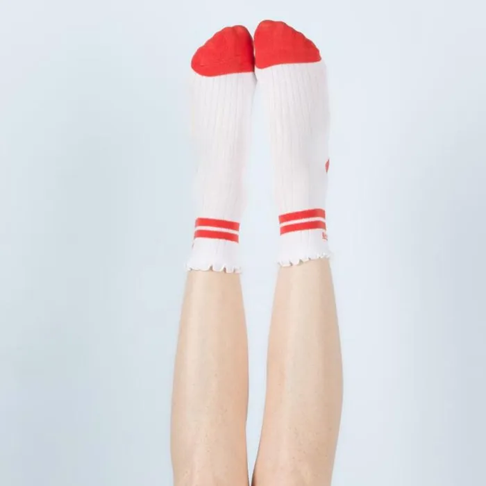Vans Ruffed Up Sock White Womens Socks