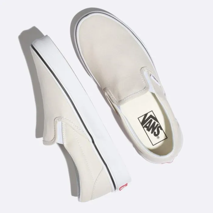 Vans SlipOn Birchtrue White Womens Classics Shoes Vans SlipOn Birchtrue White Womens Classics Shoes