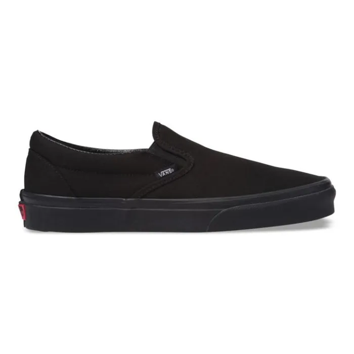 Vans SlipOn BlackBlack Womens Classics Shoes Vans SlipOn BlackBlack Womens Classics Shoes