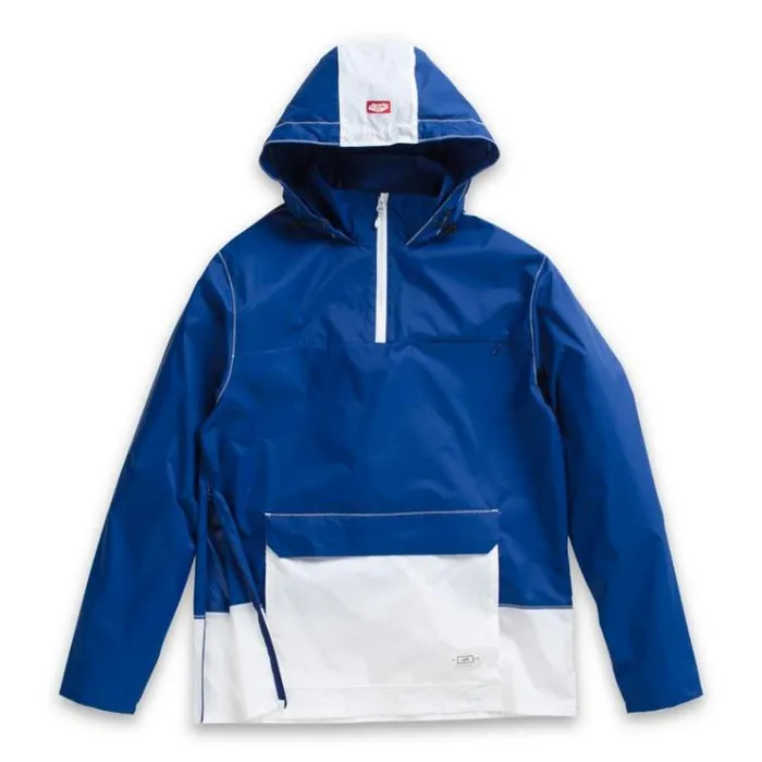 Vans Vans2K Anorak Jacket Sodalite BlueWhite Mens Hoodies and Jackets