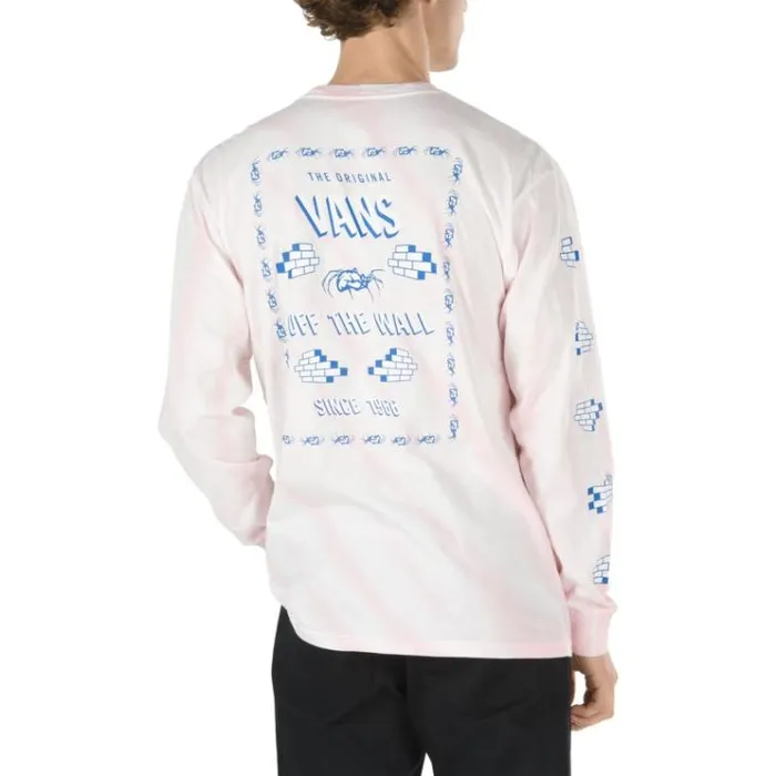 Vans Widow Maker Tie Dye Long Sleeve TShirt Vans Cool Pink Mens TShirts and Tanks
