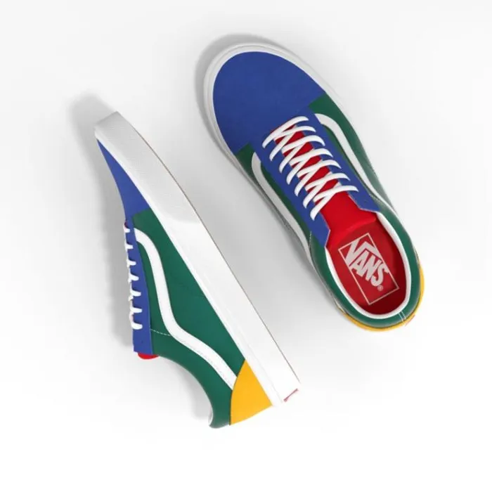Vans Yacht Club Old Skool BlueGreenYellow MensWomens Classics Shoes Vans Yacht Club Old Skool BlueGreenYellow MensWomens Classics Shoes