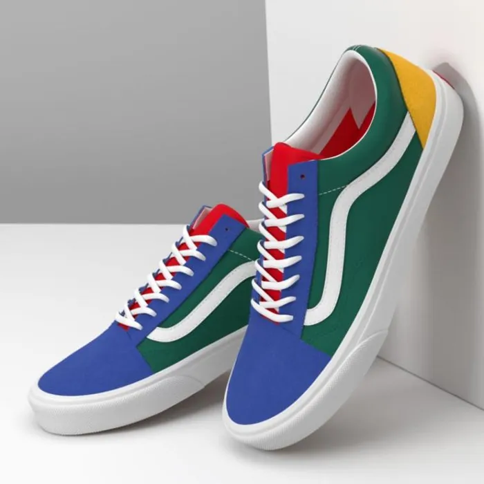 Vans Yacht Club Old Skool BlueGreenYellow MensWomens Classics Shoes Vans Yacht Club Old Skool BlueGreenYellow MensWomens Classics Shoes