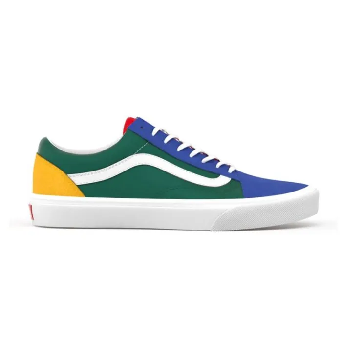 Vans Yacht Club Old Skool BlueGreenYellow MensWomens Classics Shoes Vans Yacht Club Old Skool BlueGreenYellow MensWomens Classics Shoes