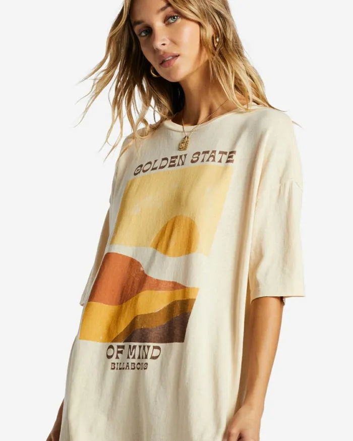 Vast Horizons TShirt Antique White Women Billabong Graphic Tees and Tanks
