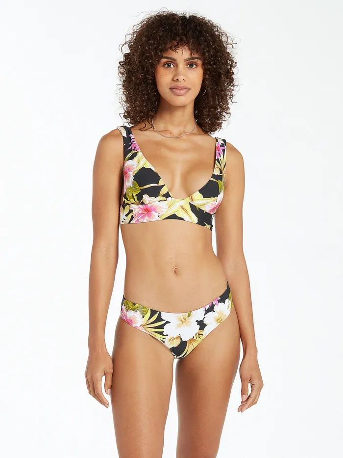 Volcom Bikinis Shore Can Cheeky Bottom 8211 Black Black 8211 Womens