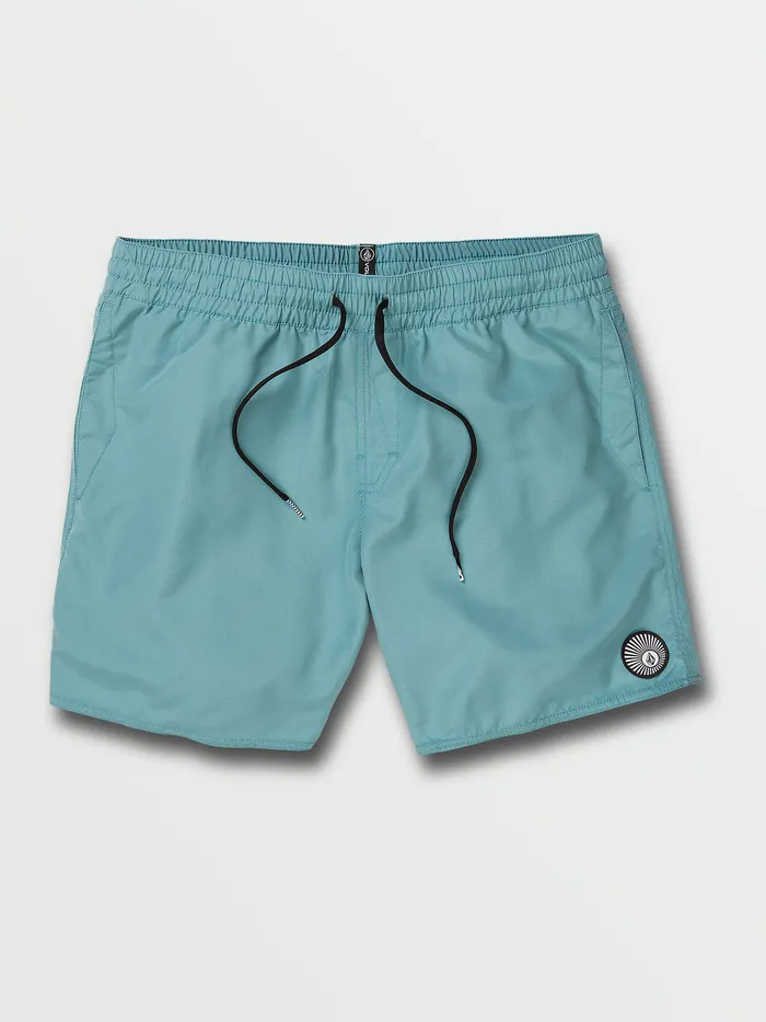 Volcom Boardshorts and Trunks Lido Solid Trunks 8211 Britt Blue Britt Blue 8211 Mens