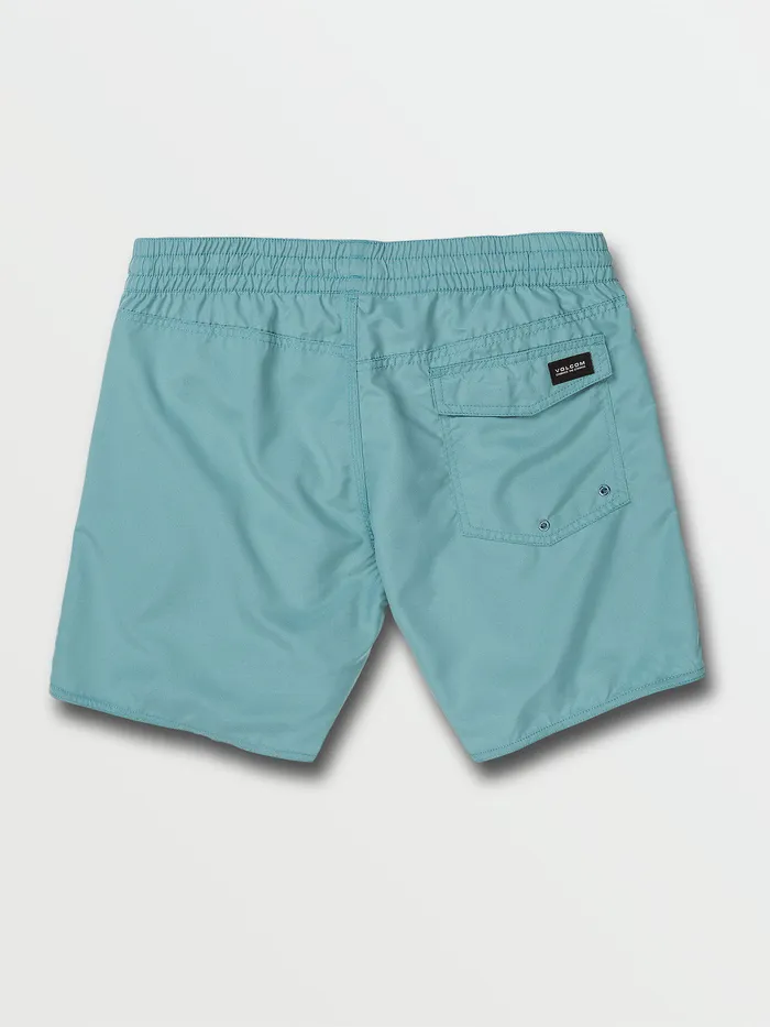 Volcom Boardshorts and Trunks Lido Solid Trunks 8211 Britt Blue Britt Blue 8211 Mens