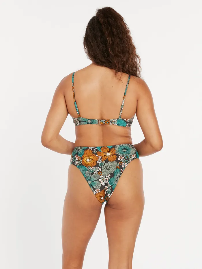 Volcom EcoTrue Swim Nothing Bud Love V Neck Bikini Top 8211 Jade Jade 8211 Womens