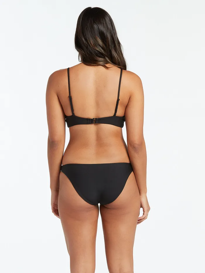 Volcom EcoTrue Swim Simply Seamless Hipster Bikini Bottom 8211 Black Black 8211 Womens