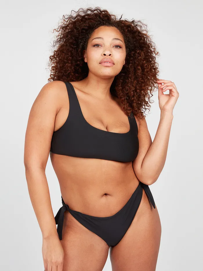 Volcom EcoTrue Swim Simply Seamless Scoop Plus Size Bikini Top 8211 Black Black 8211 Womens Volcom EcoTrue Swim Simply Seamless Scoop Plus Size Bikini Top 8211 Black Black 8211 Womens