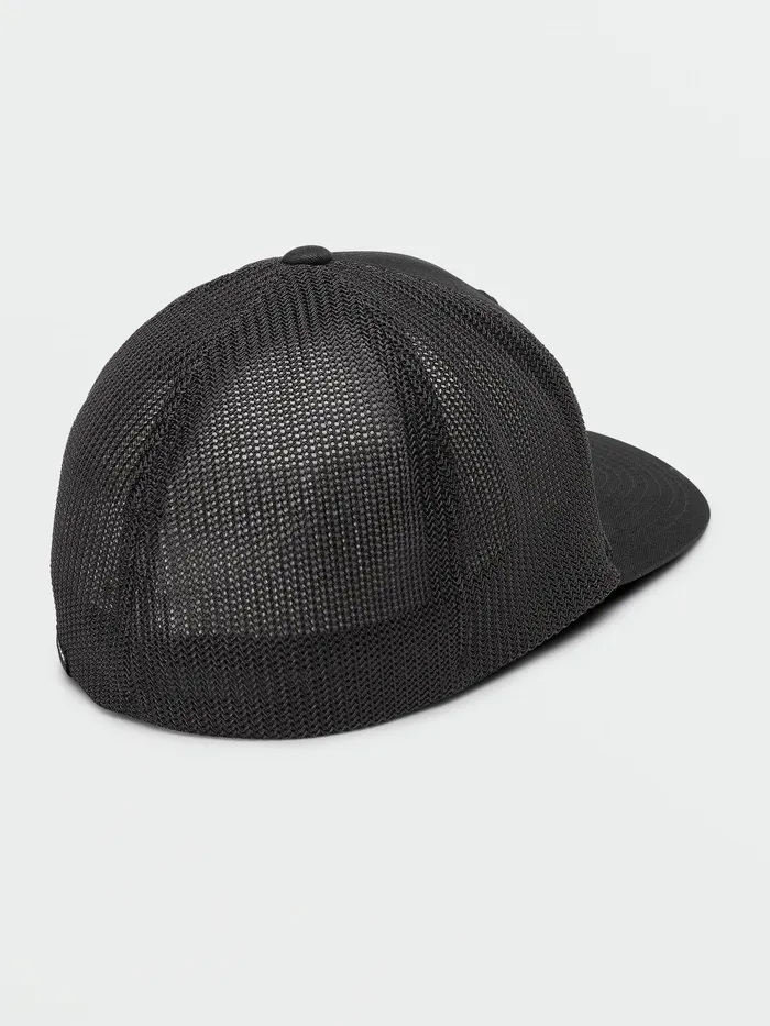 Volcom Hats and Beanies Duel Duo Flexfit Hat 8211 Black Black 8211 Mens