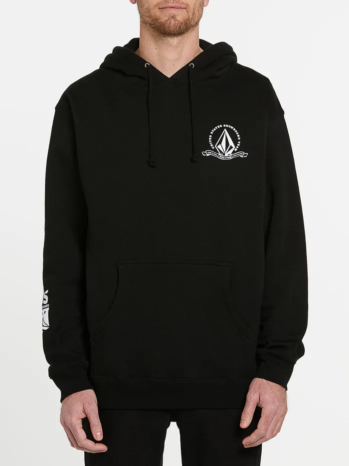 Volcom Hoodies and Sweatshirts Mens USA Pullover 8211 Black Black 8211 Mens