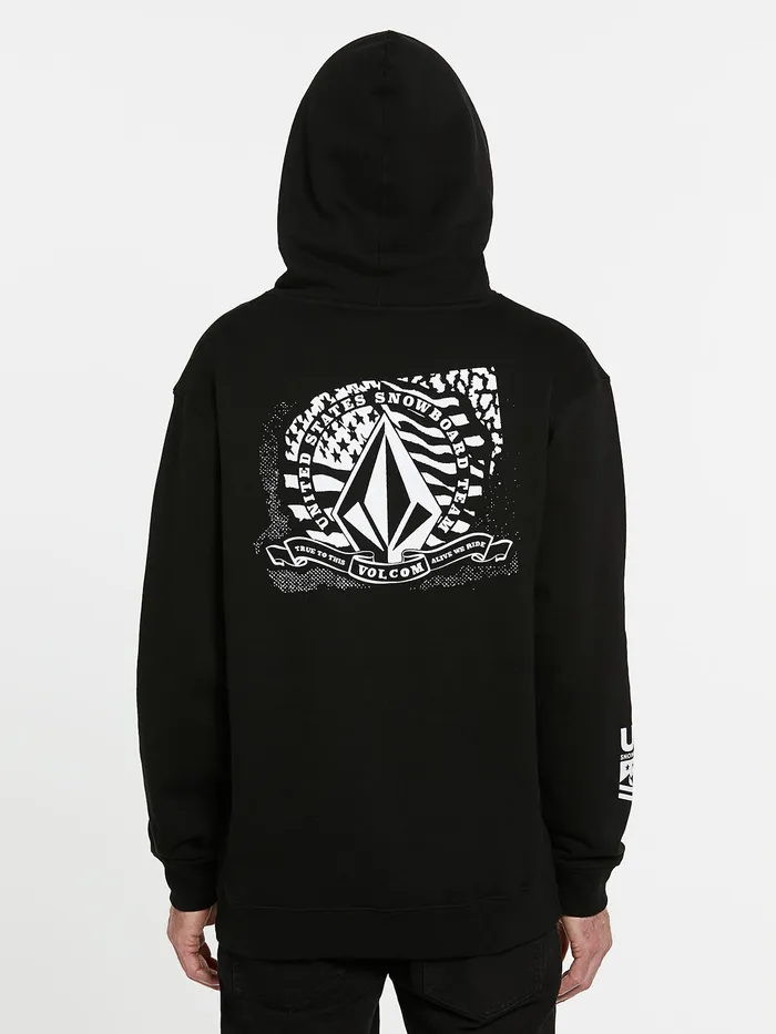 Volcom Hoodies and Sweatshirts Mens USA Pullover 8211 Black Black 8211 Mens