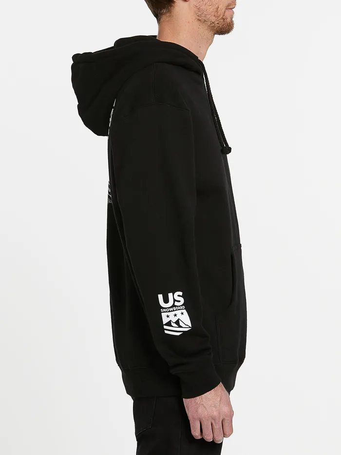Volcom Hoodies and Sweatshirts Mens USA Pullover 8211 Black Black 8211 Mens
