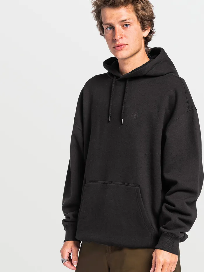 Volcom Hoodies and Sweatshirts Skate Vitals Pullover 8211 Black Black 8211 Mens