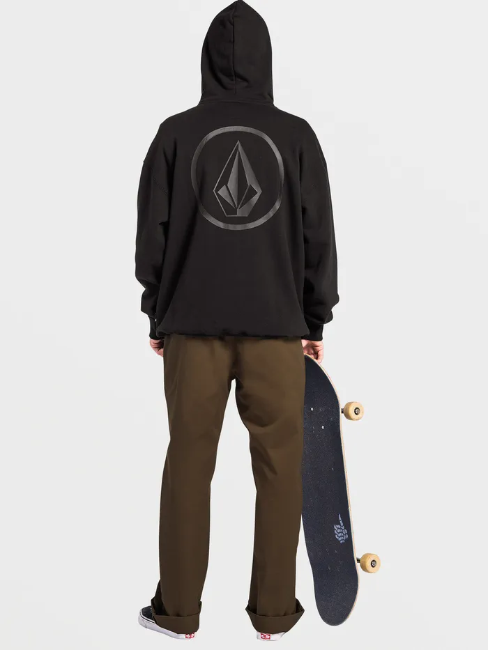 Volcom Hoodies and Sweatshirts Skate Vitals Pullover 8211 Black Black 8211 Mens