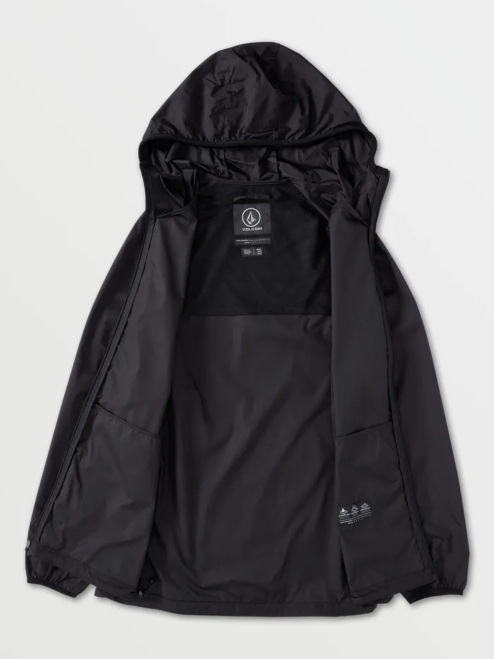 Volcom Jackets Stone Lite Jacket 8211 Black Black 8211 Mens