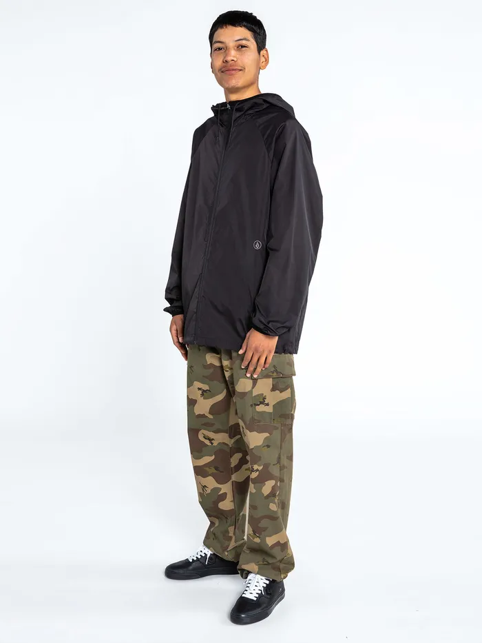 Volcom Jackets Stone Lite Jacket 8211 Black Black 8211 Mens
